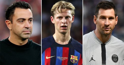 Lionel Messi and Xavi disagree on Frenkie de Jong amid Man Utd transfer interest