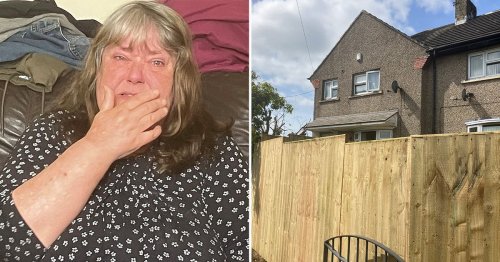 Nan in tears as neighbour puts up huge fence blocking view turning home into 'prison'