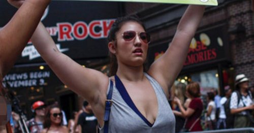 What is #freethenipple protest and is it illegal to show your nipples in public?
