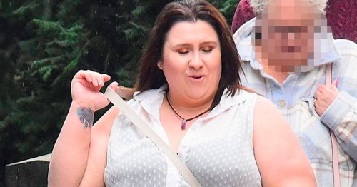 Student weighing 24st denies forcing smaller man to have sex with her as she's 'too lazy'