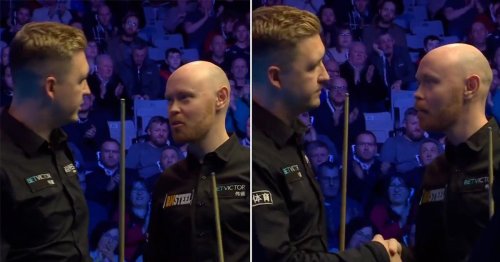 Snooker star apologises to opponent after tense exchange over 'disgusting' attitude