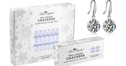 Swarovski® Christmas crackers are back for 2022 and they’re cheaper than last year