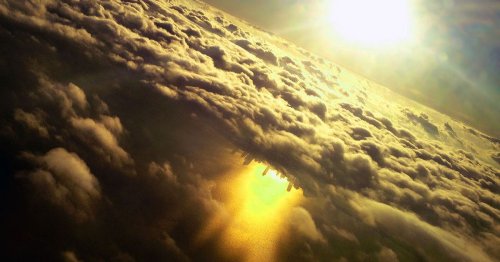 NASA shares mind-blowing photo of 'upside-down city' beneath the clouds