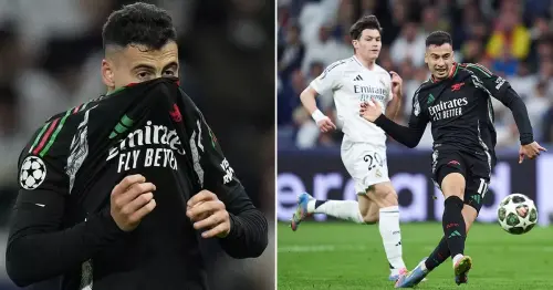 Gabriel Martinelli points finger at Mikel Arteta as he makes admission about Arsenal season