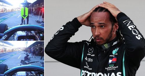 Lewis Hamilton's 'heart was in his mouth' as he hit mechanic in scary accident