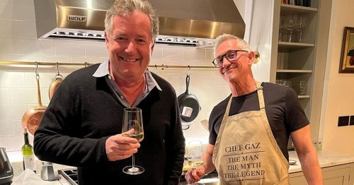 Piers Morgan and Gary Lineker quash feud rumours with cosy night in together