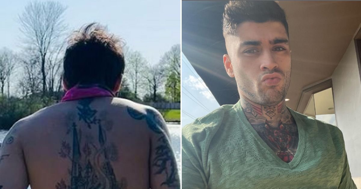 Zayn Malik Broods For Shirtless Snap In Rare Post After Shock Split From Gigi Hadid Trending News 