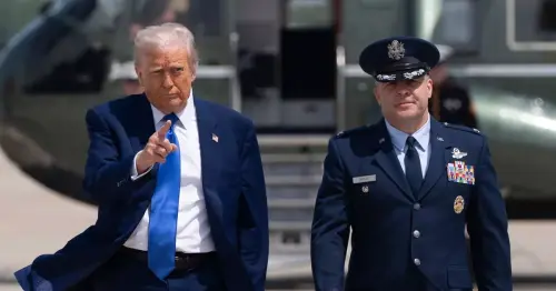 BREAKING: Donald Trump touches down in UK as Air Force One lands on way to Middle East