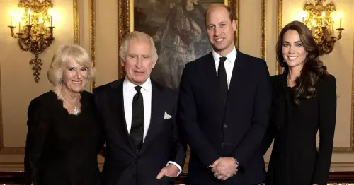 Kate Middleton's telling gesture in 'survival statement' snap with William and Charles