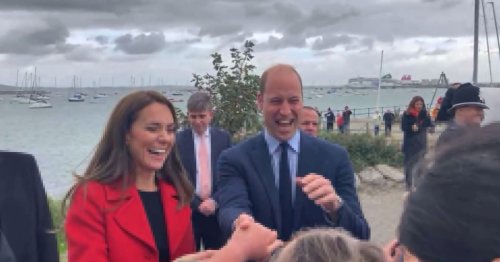 Prince William befriends cheeky gran with 'no teeth' who left Kate in hysterics
