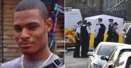 Man, 23, stabbed to death at vigil for victim killed on same street pictured