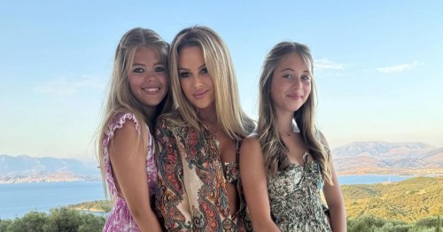 Amanda Holden did Zoom parents’ evening in swimming costume with a glass of wine
