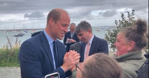Prince William cries with laughter at stranger's cheeky reply to babysitting job offer