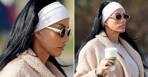 Katie Price's painful face surgery scars seen in full for first time as she goes make-up free