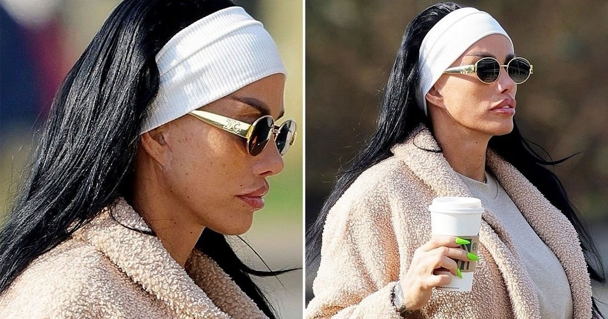 Katie Price's painful face surgery scars seen in full for first time as she goes make-up free