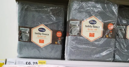 tesco teddy fleece duvet