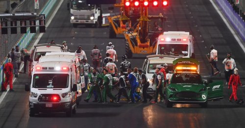 F2 driver 'awake' after being airlifted to hospital following Saudi GP crash
