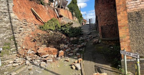 Dad faces £400,000 repair bill after an ancient castle wall collapsed outside his home