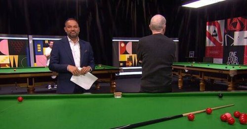Steve Davis turns his back on BBC cameras and refuses to continue snooker broadcast