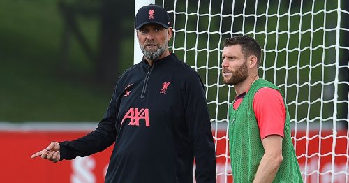 James Milner tipped to become Liverpool assistant "tomorrow" after stepping into role