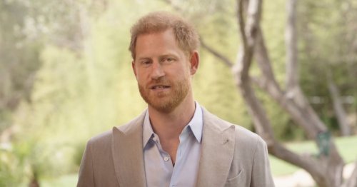 Prince Harry makes surprise video appearance at awards to honour triple amputee veteran