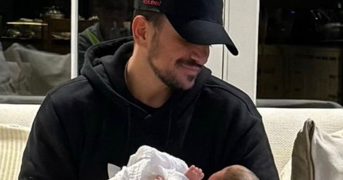 Peter Andre reveals adorable new photo of baby daughter with wife Emily after sharing name update