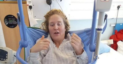 Mum left paralysed from neck down after falling out of bed during play fight