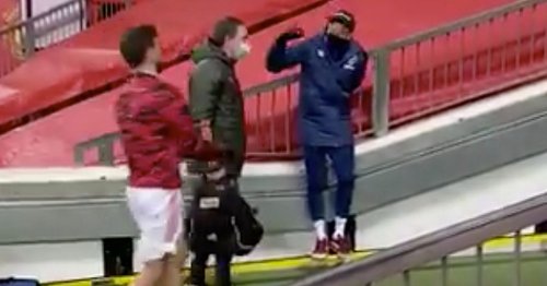 Lingard's telling Fernandes tunnel interaction after Solskjaer assertion