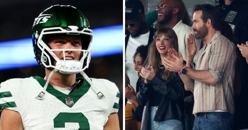 Zach Wilson shakes off doubters but falls short in front of Aaron Rodgers and Taylor Swift