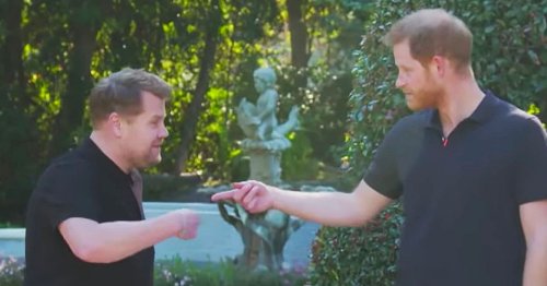 James Corden defends Prince Harry saying his decision to quit UK was 'not easy'