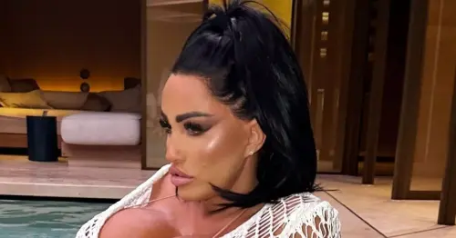 Katie Price shows off biggest boobs ever at luxury spa in nude bikini after latest bankruptcy