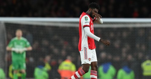 Arteta's response to Partey red card just hours after flying back from AFCON