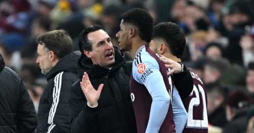 Marcus Rashford may have played last game for Aston Villa after Unai Emery admission
