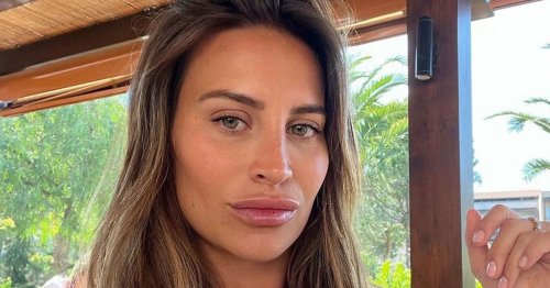 Ferne McCann wears tight gym gear for workout as she swerves pregnancy claims