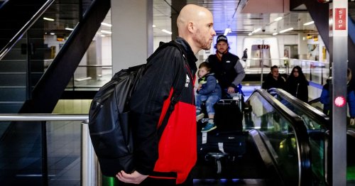 Ten Hag touches down in London and could watch Man Utd's final game in person