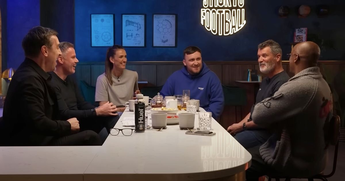 Roy Keane leaves Gary Neville in stitches with brutal Man Utd jibe to Luke Littler