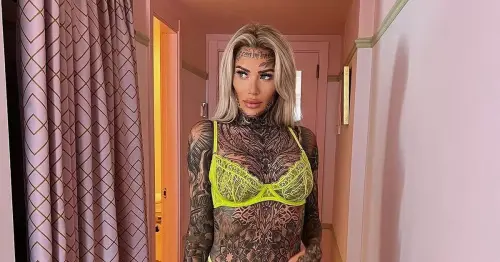 'Britain's most tattooed woman' reveals what she looks like without ink