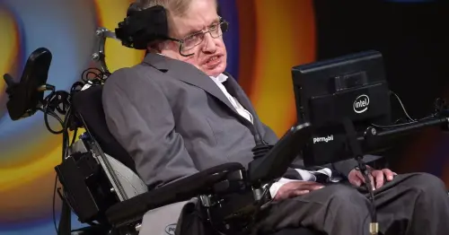Stephen Hawking's moving speech at Cambridge University to mark 75th birthday leaves audience in tears