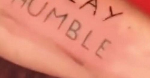 Man regrets letting friend do new tattoo after he misspells simple word