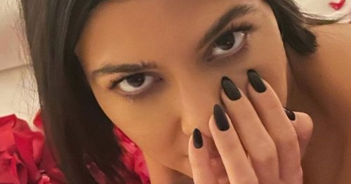 Kourtney Kardashian posts topless pics as she continues to gush over engagement