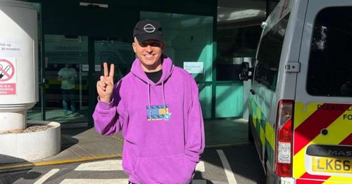 Michael Bibi leaves hospital feeling ‘tired but happy’ after completing his main cancer treatment