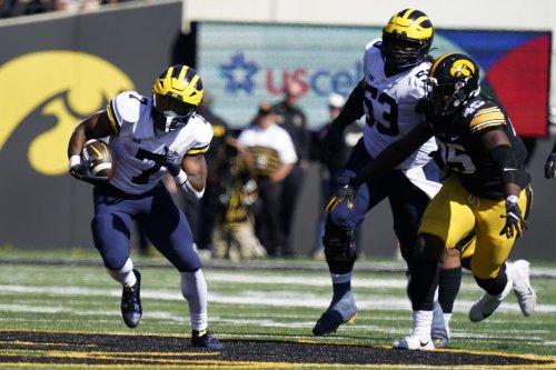 Michigan’s offensive line is healthy again, and back to bullying
