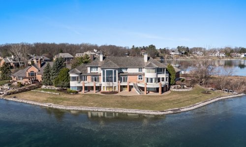Magnificent $5.25M lakeside Michigan mansion gives breathtaking panoramic views