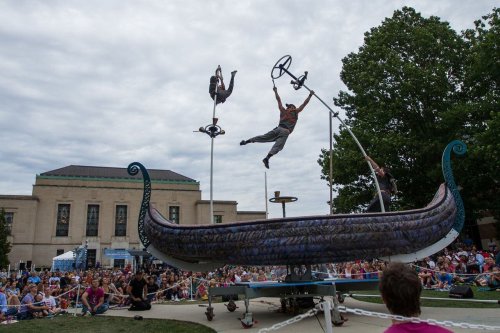 Giant ants, aerial performers part of 2018 Ann Arbor Summer Festival