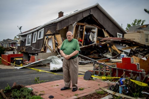 His dad built the house by hand in 1945. Then a tornado struck.