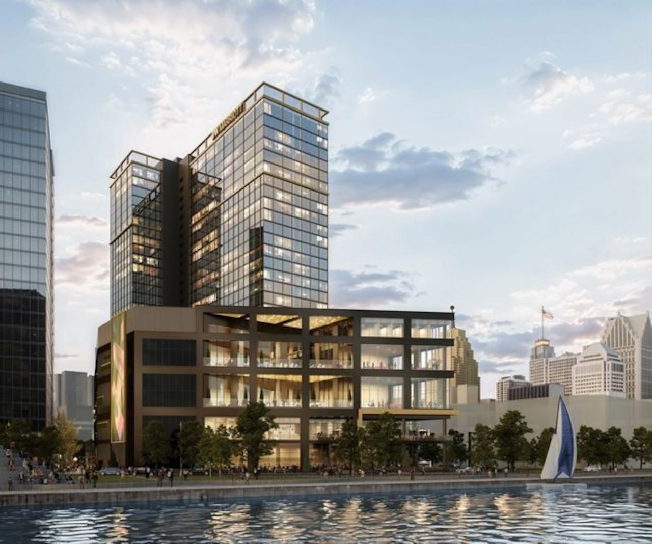Detroit’s first JW Marriott to open in 2027 with 600+ rooms, waterfront spa