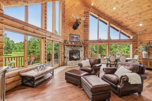 94-acre Michigan log home estate hits market for $3.5M: ‘It’s a destination’