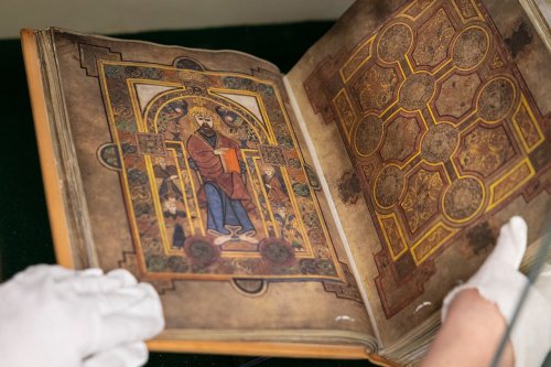 Written by Celtic monks 1,200 years ago, this rare Irish treasure is tucked away in a Michigan library