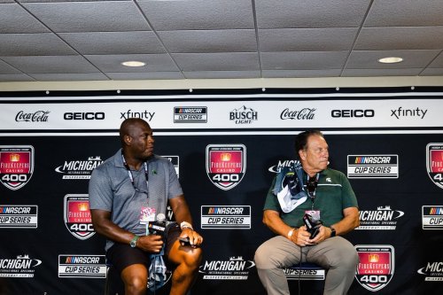 Tom Izzo, Mel Tucker speculate on which of their players would do best in NASCAR