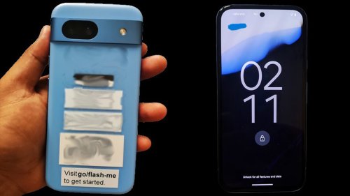 Leaked images show alleged Pixel 8a in vibrant blue
